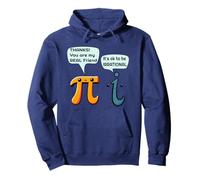 Funny Math Joke Puns 3.14 Pi Umorismo Va bene essere irrazionali Felpa con Cappuccio