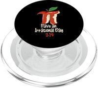Funny Math Teacher Apple Decor For Happy 3.14 Pi Day PopSockets PopGrip per MagSafe