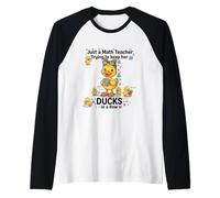 Funny Math Teacher Teacher Appreciation Back to School Maglia con Maniche Raglan