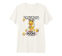 Funny Math Teacher Teacher Appreciation Back to School Maglietta Premium