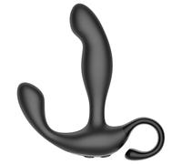 Divertente Me Finger Wiggle - massaggiatore prostatico ricaricabile con telecomando (nero)