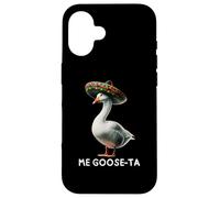 Funny Me Goose Ta Mexican Spanish Goose Oche Pun Custodia per iPhone 16