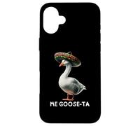 Funny Me Goose Ta Mexican Spanish Goose Oche Pun Custodia per iPhone 16 Plus