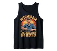 Funny Mechanic Dad Like a Regular Dad but Greasier Canotta