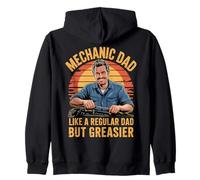 Funny Mechanic Dad Like a Regular Dad but Greasier Felpa con Cappuccio
