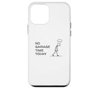 Funny Mechanic No Garage Time Today Triste Figura Stick Custodia per iPhone 12 mini