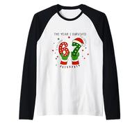 Funny Meme 67 Six Seven 6 7 The Year I Survived 6 7 Maglia con Maniche Raglan