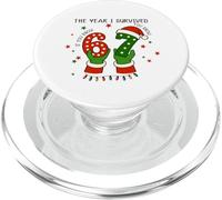 Funny Meme 67 Six Seven 6 7 The Year I Survived 6 7 PopSockets PopGrip per MagSafe