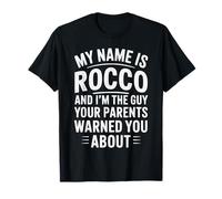 Funny Men Called Rocco Dad Brother Figlio Zio Padre Nipote Maglietta