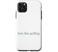 Funny Men Lettera Stampa Parole Lui Disco Golf Disco Golf Custodia per iPhone 11 Pro Max