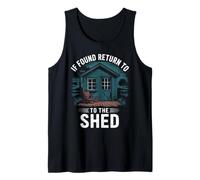 Funny Men Who Love Sheds Cabins Workshop Tuttofare Man Cave Canotta