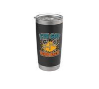 Funny Men With Stick I've Got Your Back Amicizia Sarcastica Bicchiere termico in acciaio inox doppia parete