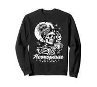 Funny Menopause Moonopause Sleepless Nights Hot Flashes Felpa