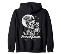 Funny Menopause Moonopause Sleepless Nights Hot Flashes Felpa con Cappuccio