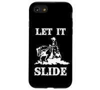 Funny Mens Let It Slide Sliding Stop Reining Horse Lover Custodia per iPhone SE (2020) / 7 / 8