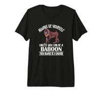 Funny Mens Womens Boy Always Be Yourself Unless Baboon Lover Maglietta Premium