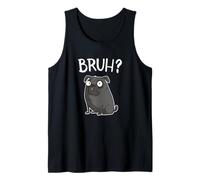 Funny Mens Womens Kids Cartoon Bruh Pug Dog Lover Canotta
