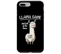 Funny Mens Womens Kids Llama Game Don't Look At The Llama Custodia per iPhone 7 Plus/8 Plus