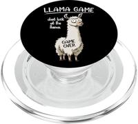 Funny Mens Womens Kids Llama Game Don't Look At The Llama PopSockets PopGrip per MagSafe