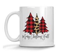 Funny Merry Christmas Y'All Mug Ceramica Tazza Eleganti Tazza Colazione Per Latte Tè Cucina 330Ml