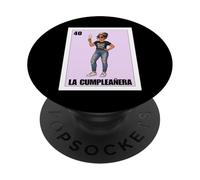 Funny Mexican 40th Birthday Girl Design - La Cumpleañera PopSockets PopGrip Adesivo