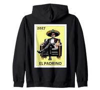 Funny Mexican Baptism El Padrino Proposal 2027 Felpa con Cappuccio