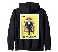 Funny Mexican Baptism El Padrino Proposal 2027 Felpa con Cappuccio