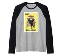 Funny Mexican Baptism El Padrino Proposal 2027 Maglia con Maniche Raglan