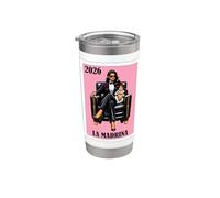 Funny Mexican Baptism Madrina Proposal 2026 Bicchiere termico in acciaio inox doppia parete