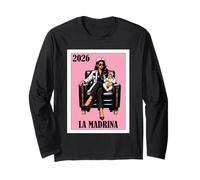 Funny Mexican Baptism Madrina Proposal 2026 - Nurse Version Maglia a Manica