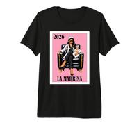 Funny Mexican Baptism Madrina Proposal 2026 - Nurse Version Maglietta Premium