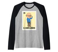 Funny Mexican Birthday 29 Design - El Cumpleañero Maglia con Maniche Raglan