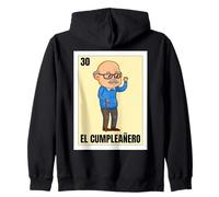 Funny Mexican Birthday 30 Design - El Cumpleañero Felpa con Cappuccio