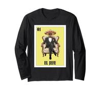 Funny Mexican Boss Design - El Jefe Maglia a Manica