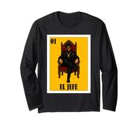 Funny Mexican Boss Design - El Jefe Maglia a Manica
