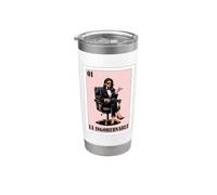 Funny Mexican Chingona Design - La Ingobernable Bicchiere termico in acciaio inox doppia parete