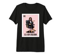Funny Mexican Chingona Design - La sin Filtro Maglietta Premium