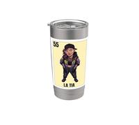 Funny Mexican Design for Aunt - La Tia Cool Bicchiere termico in acciaio inox doppia parete