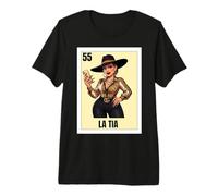 Funny Mexican Design for Aunt - La Tia Jefa Maglietta Premium