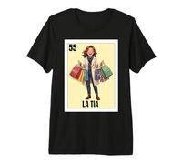 Funny Mexican Design for Aunt - La Tia Shopper Maglietta Premium
