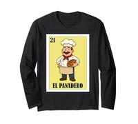 Funny Mexican Design for Bakers - El Panadero Maglia a Manica