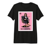 Funny Mexican Design for Hispanas - La Cabrona Maglietta Premium