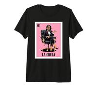 Funny Mexican Design for Hispanas - La Chula Maglietta Premium