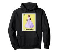 Funny Mexican Design for Quinces - La Quinceanera Lilac Felpa con Cappuccio