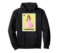 Funny Mexican Design for Quinces - La Quinceanera Pink Theme Felpa con Cappuccio