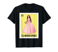 Funny Mexican Design for Quinces - La Quinceanera Pink Theme Maglietta