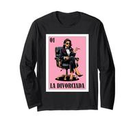 Funny Mexican Design for Single Women - La Divorciada Maglia a Manica