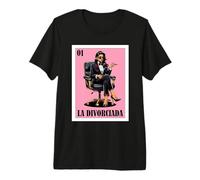 Funny Mexican Design for Single Women - La Divorciada Maglietta Premium