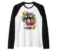 Funny Mexican Design for Teachers - La Maestra Maglia con Maniche Raglan