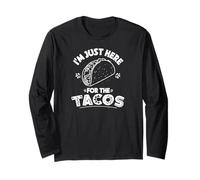 Funny Mexican Food Taco Party Maglia a Manica